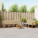  Set vanjskih sofa 8 kom. Prirodna i bež | shoptok.hr