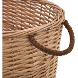  Košara za drva za ogrjev s ručkama 56x40x28 cm od prirodne vrbe | shoptok.hr