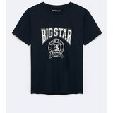 Big Star Man's T-shirt 152380 Navy Blue 403 Cene