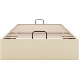 vidaXL Otomanski posteljni okvir brez vzmetnice krem 90x190 cm blago, (21608440) | Shoptok.si