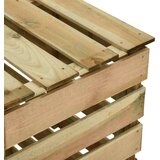 vidaXL Vrtni kompostnik iz letvic 2 kosa 80x50x100 cm borovina | Shoptok.si