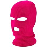 Balaclava Balaklava - pletena maska ?s tri otvora (tamna ružičasta) Cijene