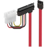Lindy trdi disk kabel [2x 7-polni ženski konektor SATA, 4-polni električni moški konektor IDE - 1x kombiniran ženski konektor SATA, 15 + 7 polov] 0.5, (20415948) | Shoptok.si