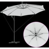 vidaXL Kantaliv dežnik z bananom Peščena 294 x 294 x 248 cm | Shoptok.si