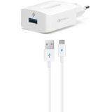 Ttec Punjač Zidni - Uni 1xUSB (QC 3.0) - White - +USB-C cable 1,2m | shoptok.hr