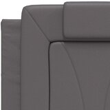  Postelja z vzmetnico siva 120x200 cm umetno usnje, (21111847) | Shoptok.si
