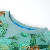 Dječja topla majica svjetlozelena prošarana 104 | shoptok.hr