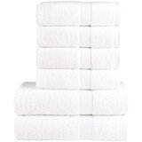 Furnova Komplet brisač iz bombaža 6-delni SOLUND bela 600 gsm, (21916664) Cene