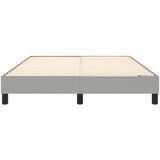  Okvir za krevet s oprugom svjetlosivi 140 x 190 cm od tkanine | shoptok.hr