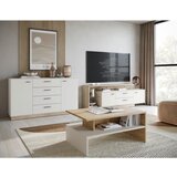 Mömax Široka Komoda Meolo, Kašmir/hrast | Shoptok.si