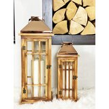 MAISON ADORABLE Set dva dekorativna fenjera, Bakar | Eponuda.com