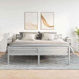 vidaXL Nočne omarice s predalom 2 kosa siva sonoma 20x36x60 cm | Shoptok.si