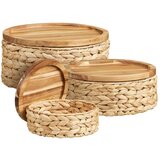 House Nordic Košare v kompletu 3 ks iz vodne hijacinte ø 30x15 cm Botofte – | Shoptok.si