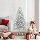  Božićno drvce Srebrno 150 cm PET | shoptok.hr