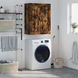 Maison Chic Stenska omarica - Zidna omarica dimljen hrast 69,5x34x90 cm inženirski les iu873, (22063355) | Shoptok.si