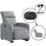 vidaXL Električni naslonjač na podizanje svjetlosivi od tkanine | shoptok.hr