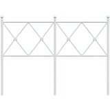  Metalno uzglavlje bijelo 120 cm | shoptok.hr