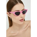 Chiara Ferragni Sončna očala ženski, roza barva