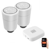  Immax NEO 07732B - KOMPLET 2x termostatske glave + BRIDGE PRO v2 2xAA/3V Tuya Cene