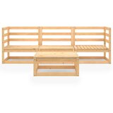  Vrtna sedežna garnitura 4-delna trdna borovina, (20704018) | Shoptok.si