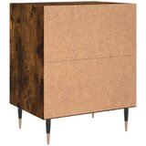  Noćni ormarići 2 kom boja dimljenog hrasta 40x30x50 cm drveni | Eponuda.com