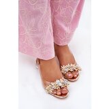 S. BARSKI Transparent Sandals On Low Heel With Decoration D&A | Shoptok.si