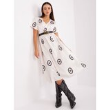 Italy Moda Dress-DHJ-SK-17260.90-ecru | Shoptok.si