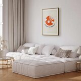  Plakat - Shuttlecock Against the Orange Sun 60x90 Zlatni okvir s margom | shoptok.hr