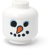 Lego Bela plastična otroška škatla za shranjevanje ø 24x27 cm Head Snowman L – Cene
