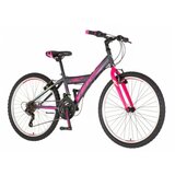 Venssini bicikl parma 24" crno roze | ePonuda.com