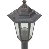vidaXL Vrtna stupna svjetiljka od aluminija 6 kom E27 110 cm brončana | shoptok.hr