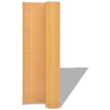 Dvostrana vrtna ograda PVC 90x500 cm žuta | shoptok.hr