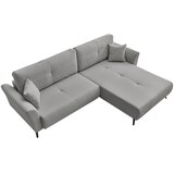 P & B KOTNA SEDEŽNA GARNITURA, gladka tkanina siva | Shoptok.si