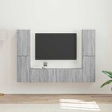 Set TV komoda 6 pcs Siva Sonoma Konstruirano drvo | shoptok.hr
