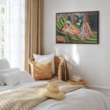  Slika - Henri Matisse – Reclining Odalisque with Magnolias 60x40 U crnom drvenom okviru | shoptok.hr
