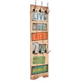  Zidna vješalica za kapute sa 6 kuka LIVE LIFE 120 x 40 cm Cijene