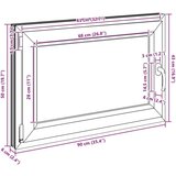 vidaXL Podrumski prozor "RISOR" 90x50 cm Okretno-nagibni DIN lijevi bijeli | shoptok.hr