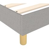  Okvir za krevet s oprugom svjetlosivi 200 x 200 cm od tkanine | Eponuda.com