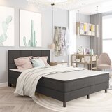  Krevet od tkanine s oprugama tamnosivi 180 x 200 cm | shoptok.hr