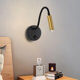  Brilagi -LED prigušiva fleksibilna zidna lampa MAYA 1xG9/4W/230V crna/zlatna | Eponuda.com