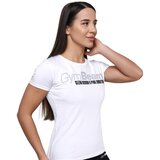 GymBeam Ženska majica Pure Ambition White