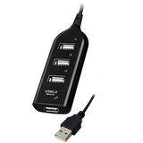 Vakoss TC-234UX interface hub USB 2.0 Black | shoptok.hr
