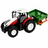 Rc Remote Controlled Agricultural Tractor with Seeder Lights Red 1:24 | Shoptok.si