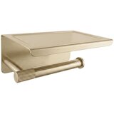 Rea Držalo za toaletni papir s polico 6613 Modern Gold Brush | Shoptok.si