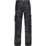 Leipold+Döhle Hlače s pasom Camouflage, črn vzorec, S | Shoptok.si