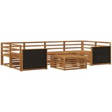  Set vanjskih sofa 7 kom. Prirodna Čvrsto drvo akacije | shoptok.hr