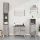 Maison Chic Komplet kopalniških omaric - Kopalniški sestavi 3-delni siva sonoma inženirski les, (21787662) | Shoptok.si