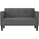 Dvosjed tamno sivi 111 cm tkanina | Eponuda.com