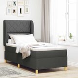  Krevet s opruga kutije Tamno siva 200 x 100 cm tkanina | shoptok.hr