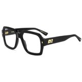 Dsquared2 D20148 807 ONE SIZE (54) Črna/Kristalna | Shoptok.si